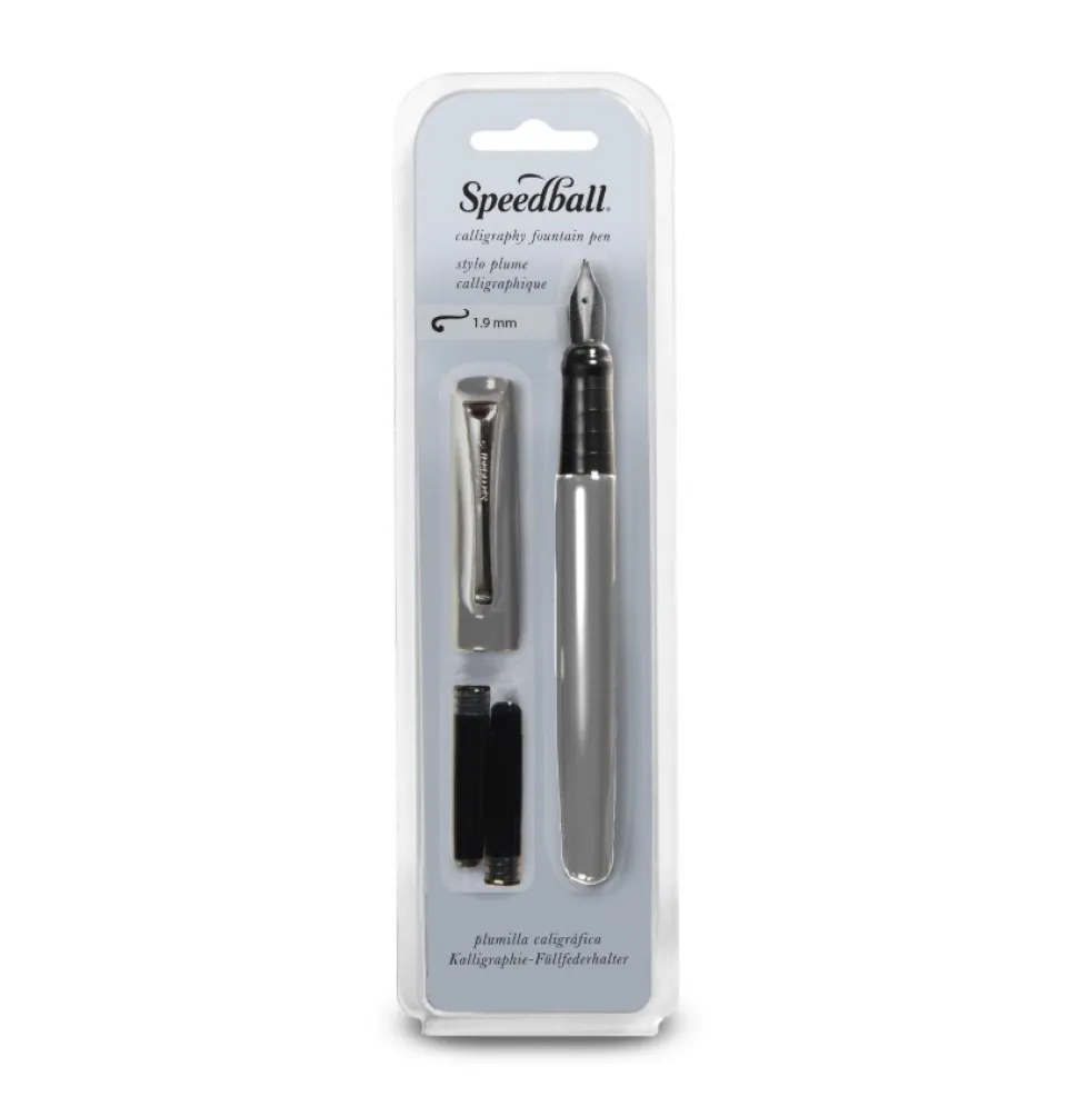 Pióro wieczne - Speedball - Silver 1,9 mm B