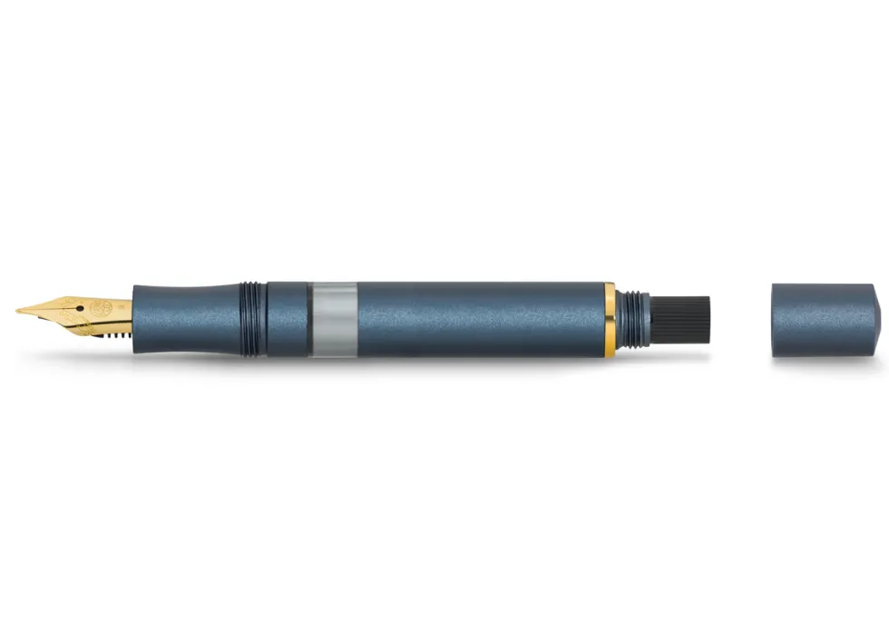 Pióro wieczne Sport Piston Filler zestaw startowy - Kaweco - Navy B