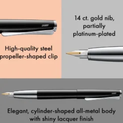 Pióro wieczne Studio 068 - Lamy - Pianoblack F