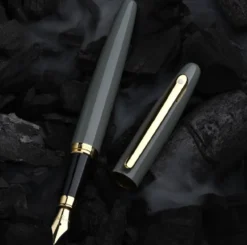 Pióro wieczne VFM - Sheaffer - Glossy Light Gray Gold Trim M