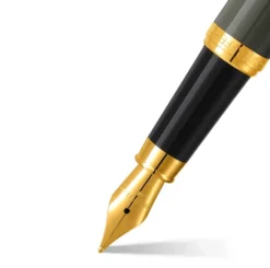 Pióro wieczne VFM - Sheaffer - Glossy Light Gray Gold Trim M