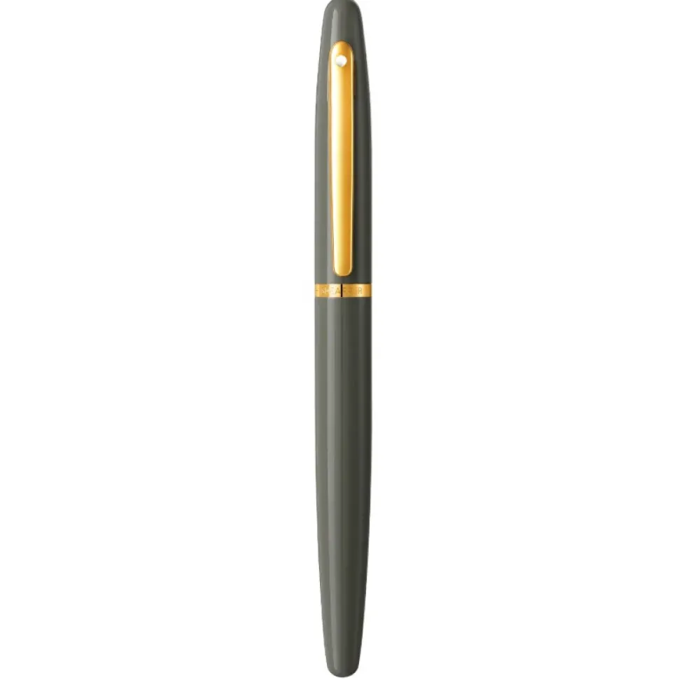 Pióro wieczne VFM - Sheaffer - Glossy Light Gray Gold Trim M