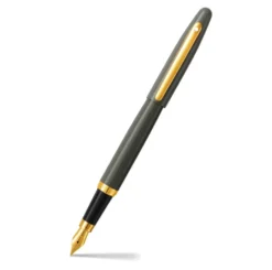 Pióro wieczne VFM - Sheaffer - Glossy Light Gray Gold Trim M