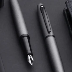 Pióro wieczne VFM - Sheaffer - Matte Gray Black Trim F
