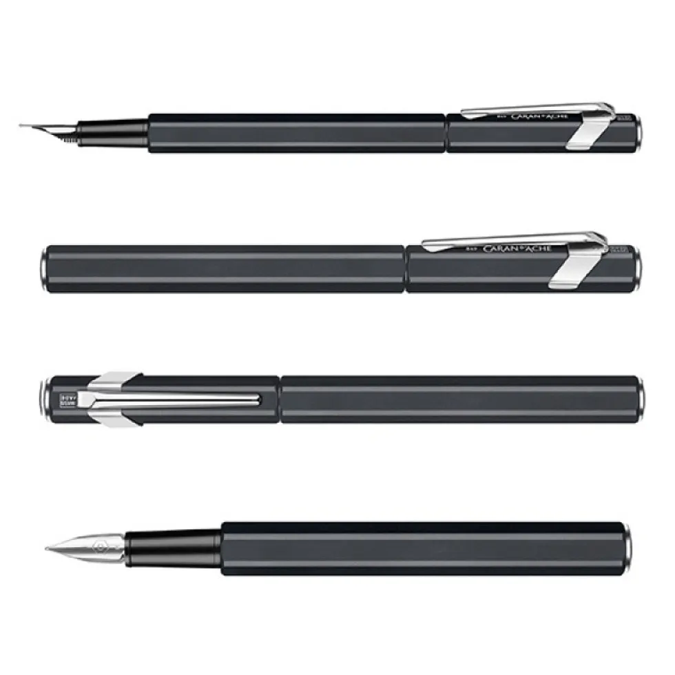 Pióro wieczne 849 z etui - Caran d'Ache - czarne, M