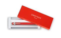 Pióro wieczne 849 z etui - Caran d'Ache - czerwone, EF