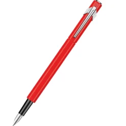 Pióro wieczne 849 z etui - Caran d'Ache - czerwone, EF