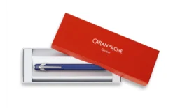 Pióro wieczne 849 z etui - Caran d'Ache - niebieskie, EF