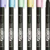 Pisak do kaligrafii Fudenosuke Brush Pen, Pastel - Tombow - Soft Pink