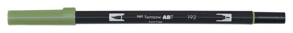 Pisak dwustronny Dual Brush Pen - Tombow - Asparagus