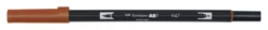 Pisak dwustronny Dual Brush Pen - Tombow - Burnt Sienna