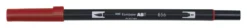 Pisak dwustronny Dual Brush Pen - Tombow - Chinese Red