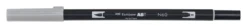 Pisak dwustronny Dual Brush Pen - Tombow - Cool Grey 6