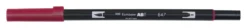 Pisak dwustronny Dual Brush Pen - Tombow - Crimson
