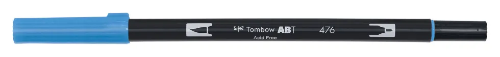 Pisak dwustronny Dual Brush Pen - Tombow - Cyan