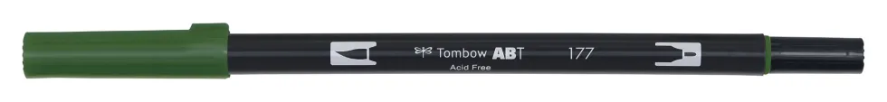 Pisak dwustronny Dual Brush Pen - Tombow - Dark Jade