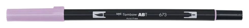 Pisak dwustronny Dual Brush Pen - Tombow - Orchid