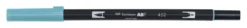 Pisak dwustronny Dual Brush Pen - Tombow - Process Blue