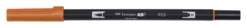 Pisak dwustronny Dual Brush Pen - Tombow - Red