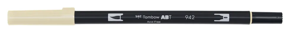 Pisak dwustronny Dual Brush Pen - Tombow - Tan