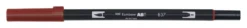 Pisak dwustronny Dual Brush Pen - Tombow - Wine Red