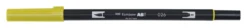 Pisak dwustronny Dual Brush Pen - Tombow - Yellow Gold