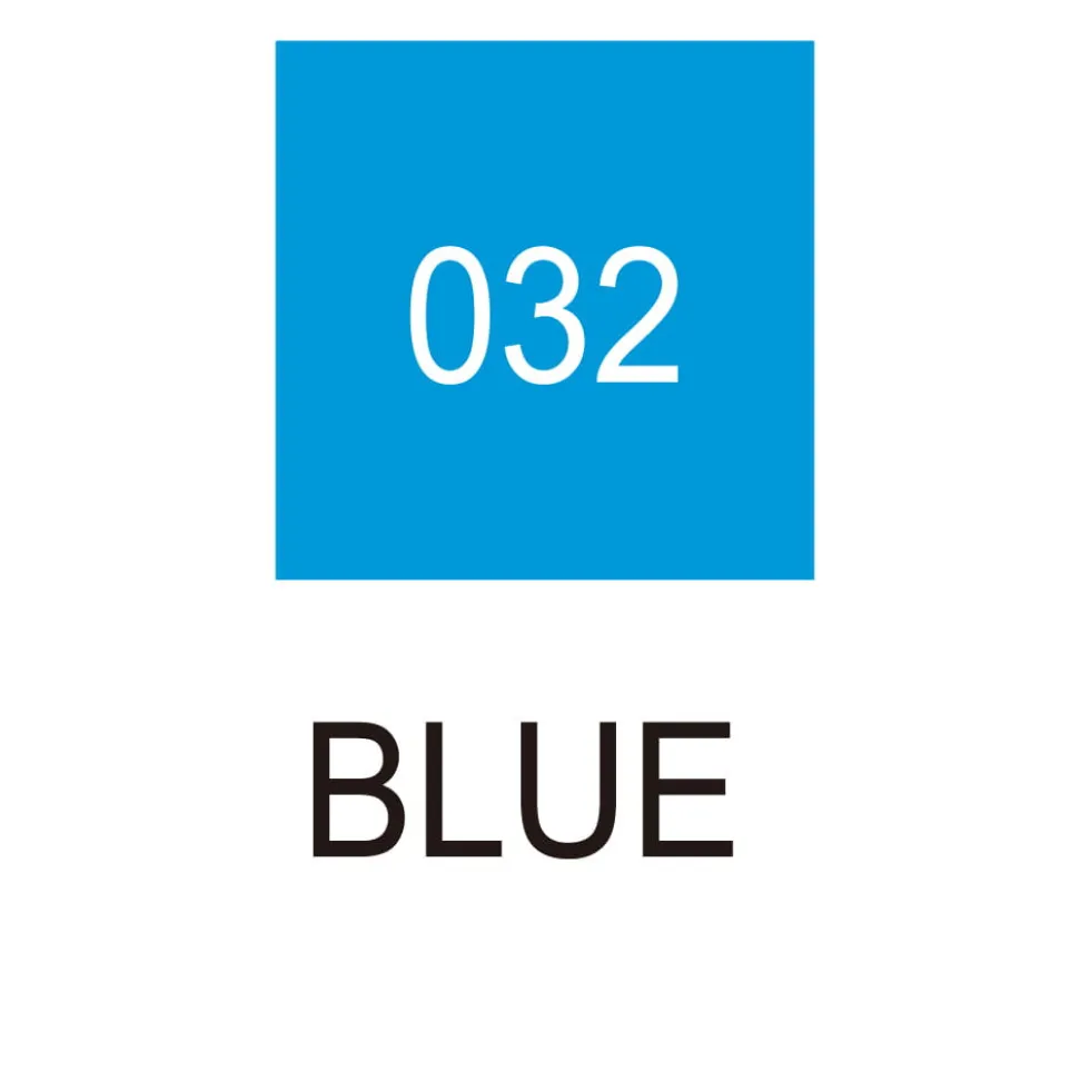 Pisak dwustronny Zig Clean Color Dot - Kuretake - Blue