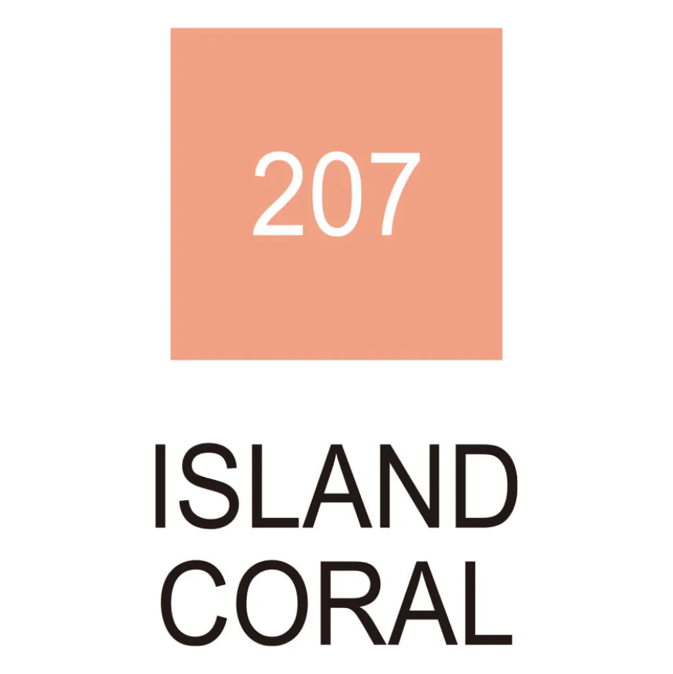 Pisak dwustronny Zig Clean Color Dot - Kuretake - Island Coral