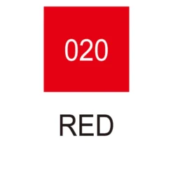 Pisak dwustronny Zig Clean Color Dot - Kuretake - Red