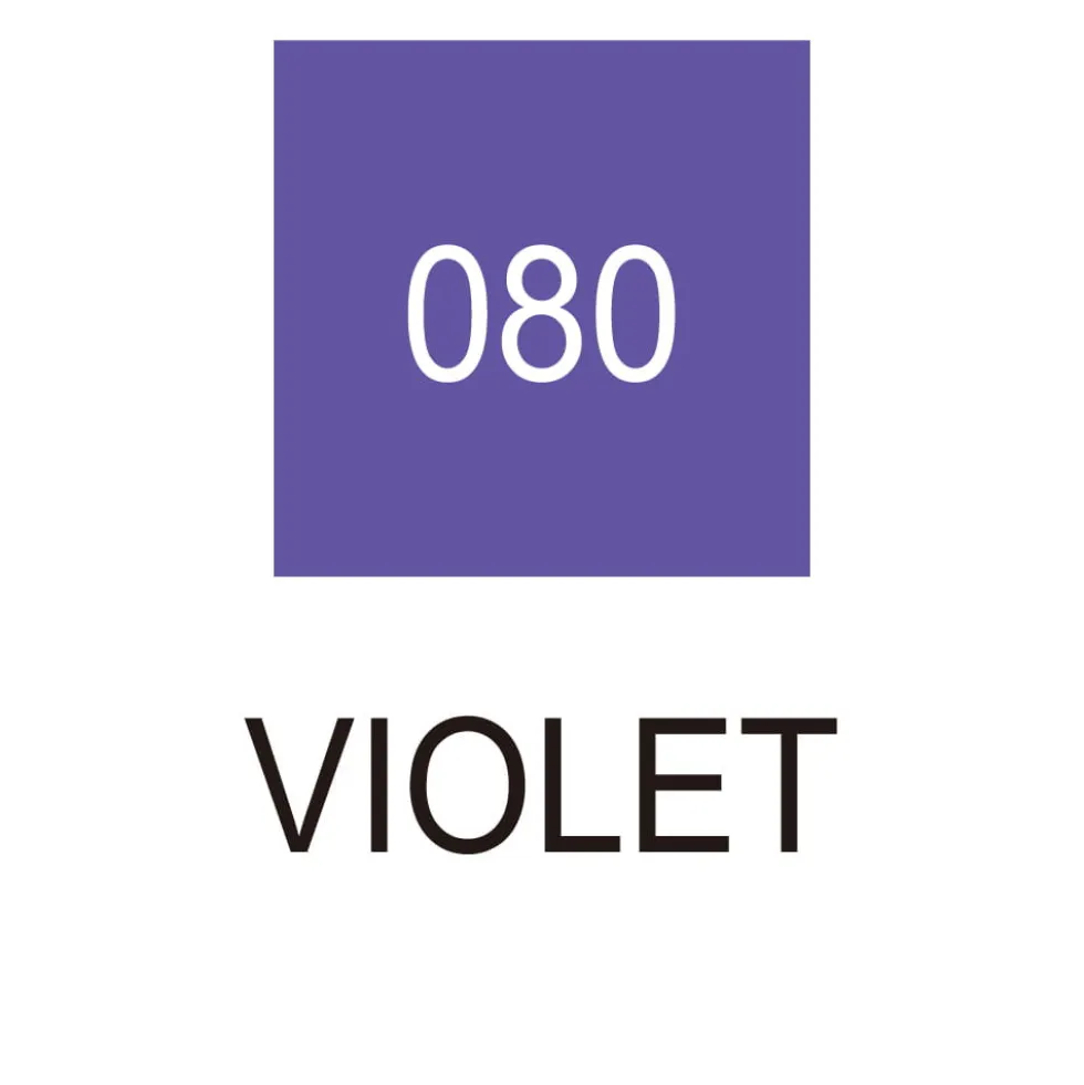 Pisak dwustronny Zig Clean Color Dot - Kuretake - Violet