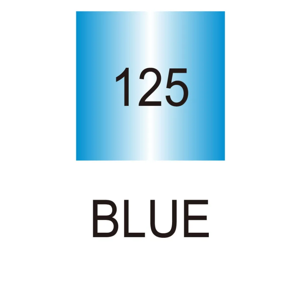 Pisak dwustronny Zig Clean Color Dot Metallic - Kuretake - Blue