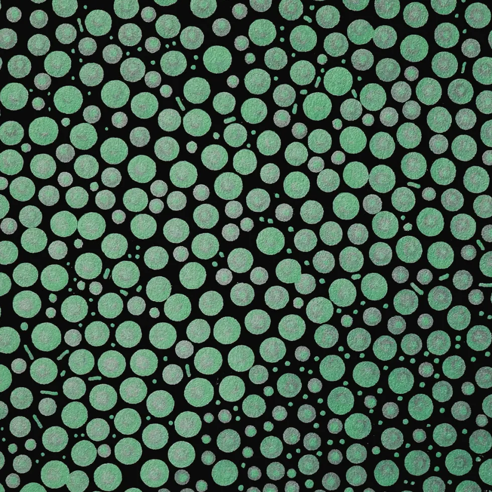 Pisak dwustronny Zig Clean Color Dot Metallic - Kuretake - Green