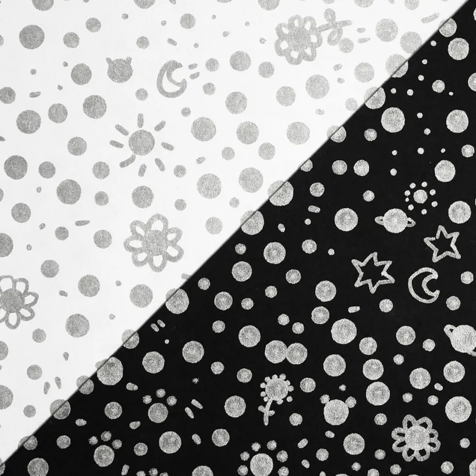 Pisak dwustronny Zig Clean Color Dot Metallic - Kuretake - Silver