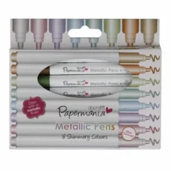 Pisaki metaliczne - Papermania - 8 szt.