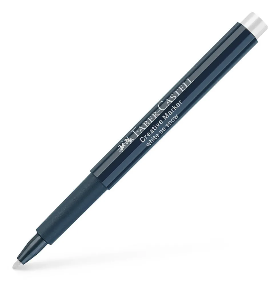 Pisak kreatywny Creative Marker - Faber-Castell - biały, 1,5 mm