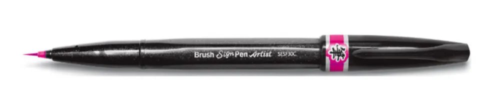 Pisak pędzelkowy Brush Sign Pen Artist - Pentel - różowy
