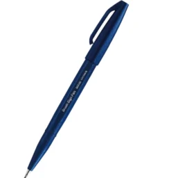 Pisak pędzelkowy Brush Sign Pen - Pentel - niebieskoczarny