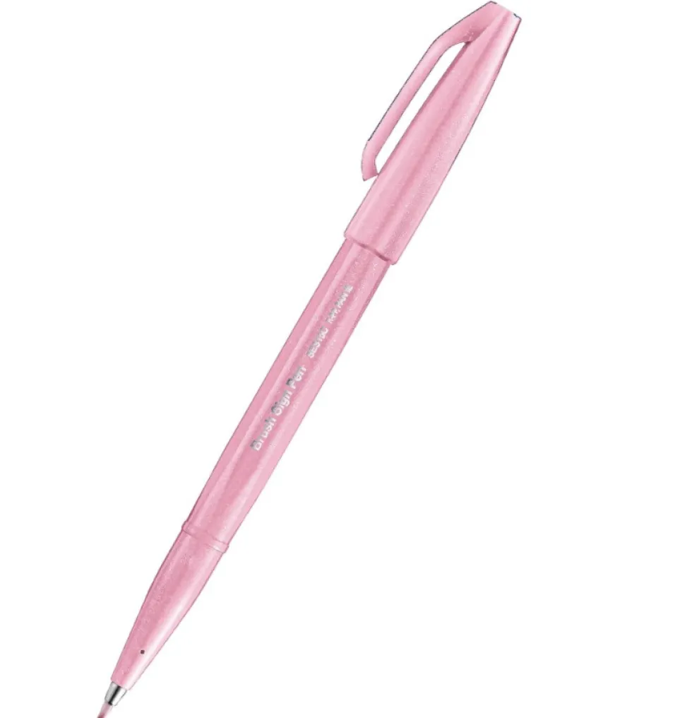 Pisak pędzelkowy Brush Sign Pen - Pentel - pudrowy róż