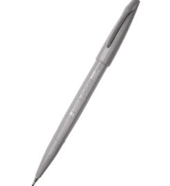Pisak pędzelkowy Brush Sign Pen - Pentel - szary