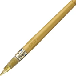 Pisak pędzelkowy do kaligrafii Brush Writer - Kuretake - złoty
