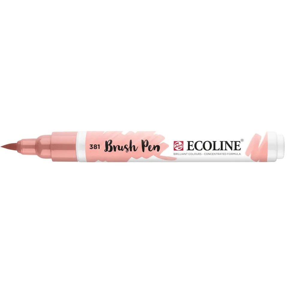 Pisak pędzelkowy Ecoline - Talens - Pastel Red
