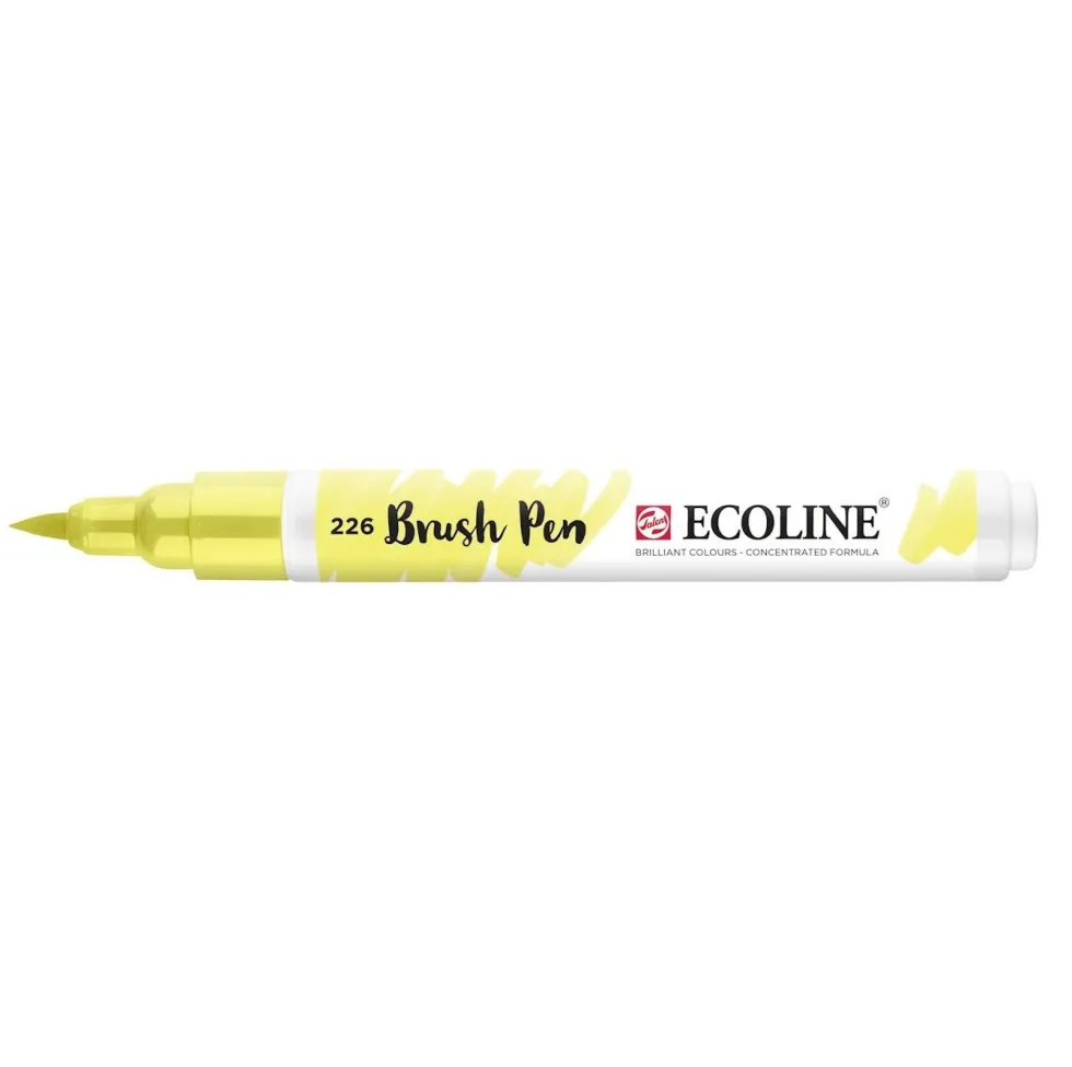 Pisak pędzelkowy Ecoline - Talens - Pastel Yellow
