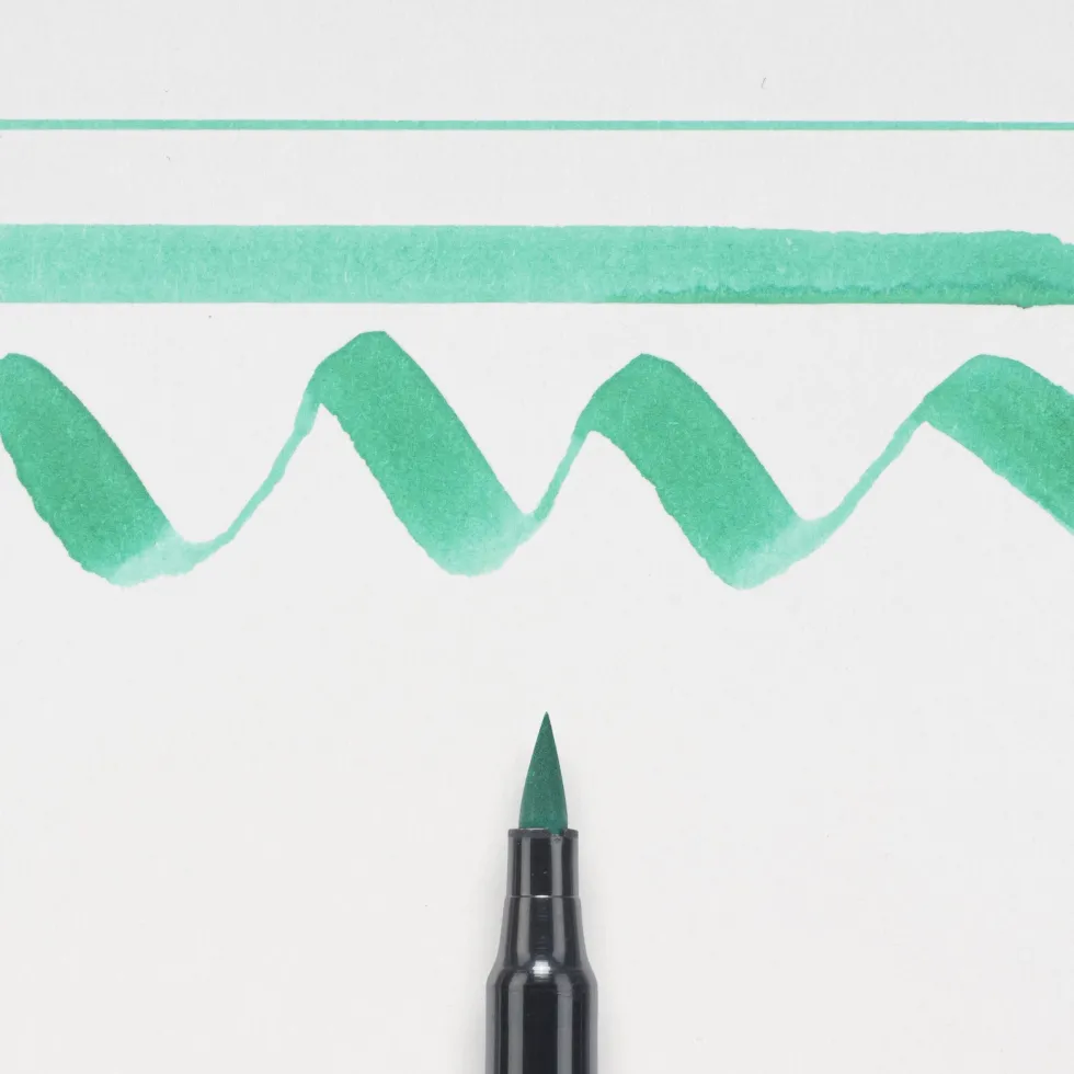 Pisak pędzelkowy Koi Coloring Brush Pen - Sakura - Blue Green Light