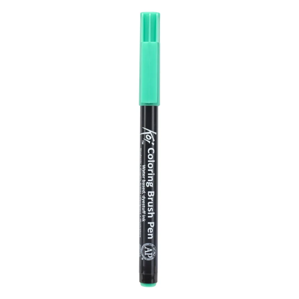 Pisak pędzelkowy Koi Coloring Brush Pen - Sakura - Blue Green Light