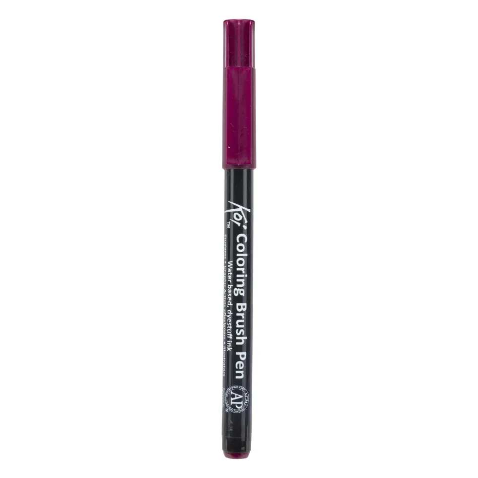 Pisak pędzelkowy Koi Coloring Brush Pen - Sakura - Burgundy