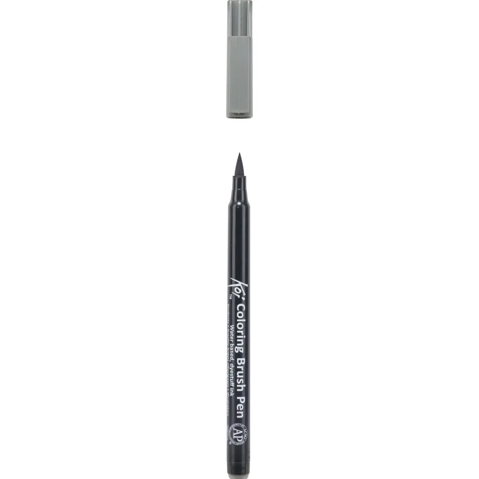 Pisak pędzelkowy Koi Coloring Brush Pen - Sakura - Dark Warm Gray