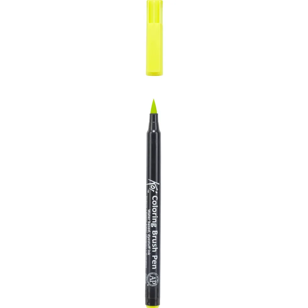 Pisak pędzelkowy Koi Coloring Brush Pen - Sakura - Fresh Green