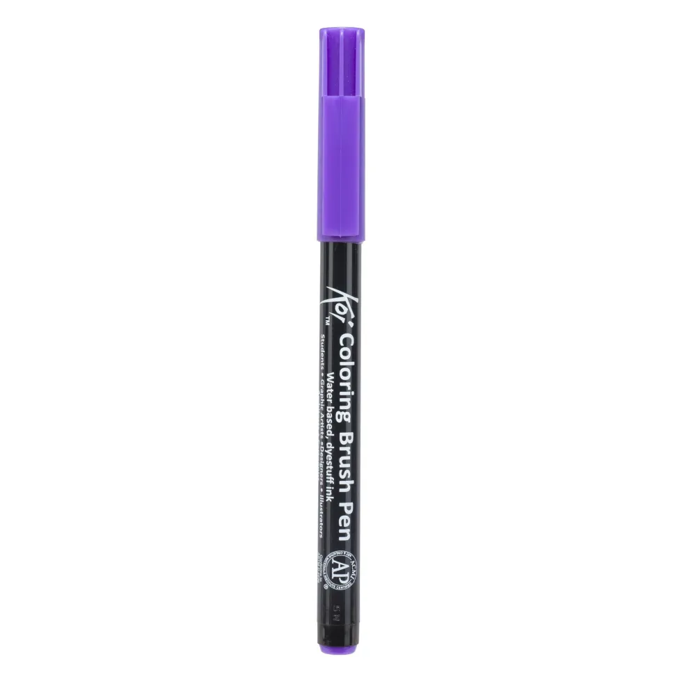 Pisak pędzelkowy Koi Coloring Brush Pen - Sakura - Light Purple