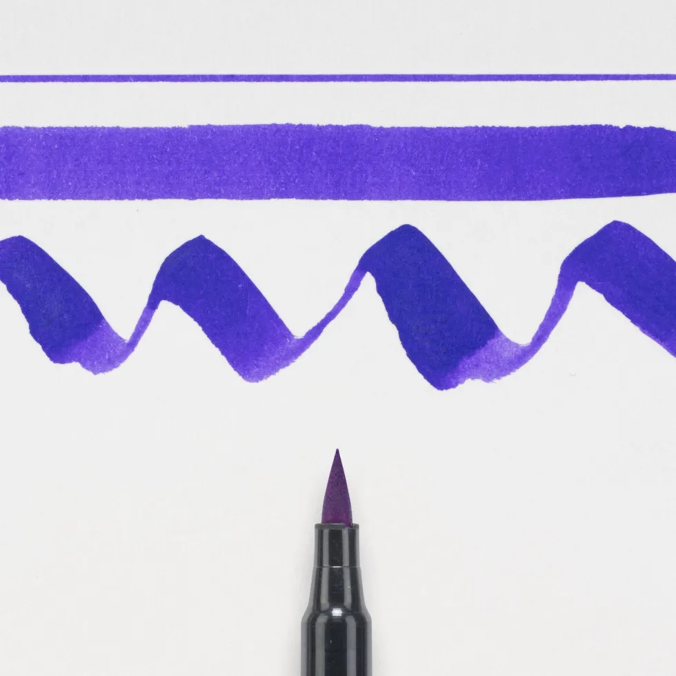 Pisak pędzelkowy Koi Coloring Brush Pen - Sakura - Light Purple
