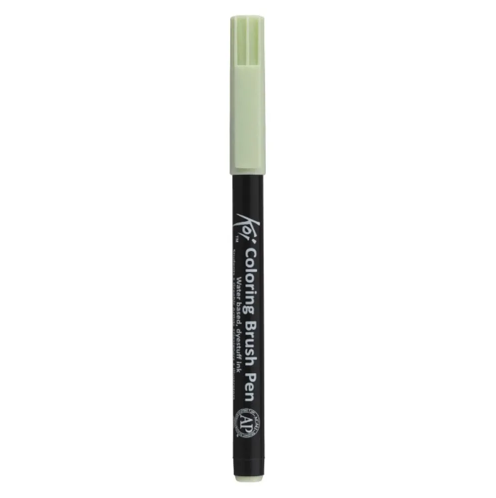 Pisak pędzelkowy Koi Coloring Brush Pen - Sakura - Lime Green Light